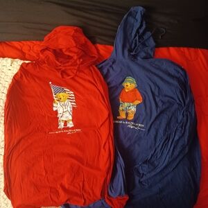 2 Teddy Bear Tshirt Hoodies